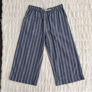 BeachLunchLounge Linen/Cotton Crop Pants